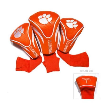 Team Golf Team Golf 20694 Clemson University 3 Pack Contour Fit Headcover 20694